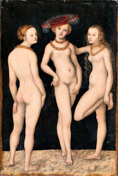 Lucas Cranach the Elder The Three Graces Spain oil painting art
